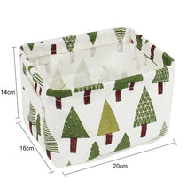 Load image into Gallery viewer, Linen Desktop Storage Box Waterproof Toy Storage Basket - Better Days
