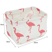 Load image into Gallery viewer, Linen Desktop Storage Box Waterproof Toy Storage Basket - Better Days
