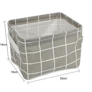 Linen Desktop Storage Box Waterproof Toy Storage Basket - Better Days