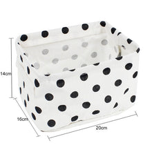 Load image into Gallery viewer, Linen Desktop Storage Box Waterproof Toy Storage Basket - Better Days
