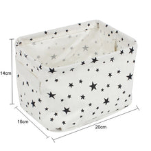 Load image into Gallery viewer, Linen Desktop Storage Box Waterproof Toy Storage Basket - Better Days
