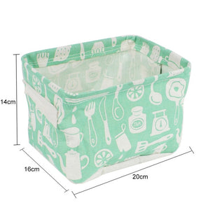 Linen Desktop Storage Box Waterproof Toy Storage Basket - Better Days