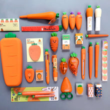 Load image into Gallery viewer, Creative Carrot Series Silicone Soft Pencil Case Pen holder Organizer Bag - Better Days
