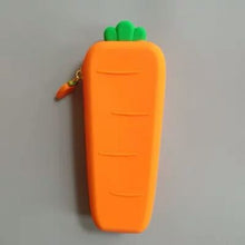 Load image into Gallery viewer, Creative Carrot Series Silicone Soft Pencil Case Pen holder Organizer Bag - Better Days
