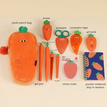 Load image into Gallery viewer, Creative Carrot Series Silicone Soft Pencil Case Pen holder Organizer Bag - Better Days
