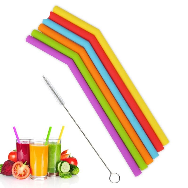 Reusable Silicone Drinking Straws Set - Better Days