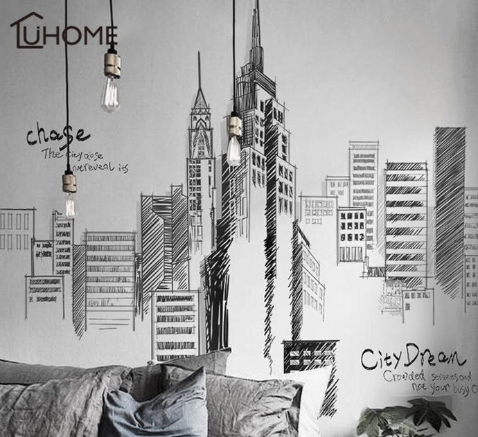 City Buildings Set Wall Stickers - Better Days