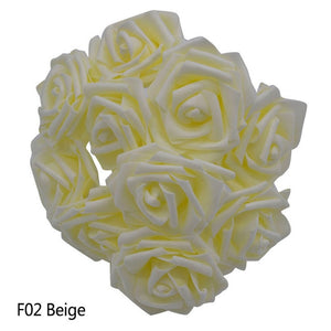 25 Heads 8CM New Colorful Artificial PE Foam Rose - Better Days