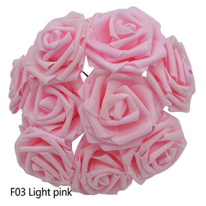 25 Heads 8CM New Colorful Artificial PE Foam Rose - Better Days