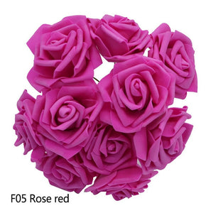 25 Heads 8CM New Colorful Artificial PE Foam Rose - Better Days