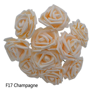 25 Heads 8CM New Colorful Artificial PE Foam Rose - Better Days