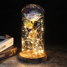 Load image into Gallery viewer, Beauty And The Beast Galaxy Rose In Glass Dome Rose Lamps - Better Days
