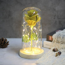 Load image into Gallery viewer, Beauty And The Beast Galaxy Rose In Glass Dome Rose Lamps - Better Days
