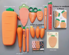 Load image into Gallery viewer, Creative Carrot Series Silicone Soft Pencil Case Pen holder Organizer Bag - Better Days
