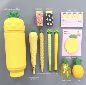 Creative Carrot Series Silicone Soft Pencil Case Pen holder Organizer Bag - Better Days