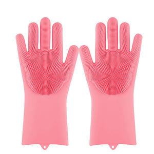 Magic Silicone Dishwashing Rubber Scrub Gloves - Better Days