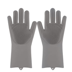 Magic Silicone Dishwashing Rubber Scrub Gloves - Better Days