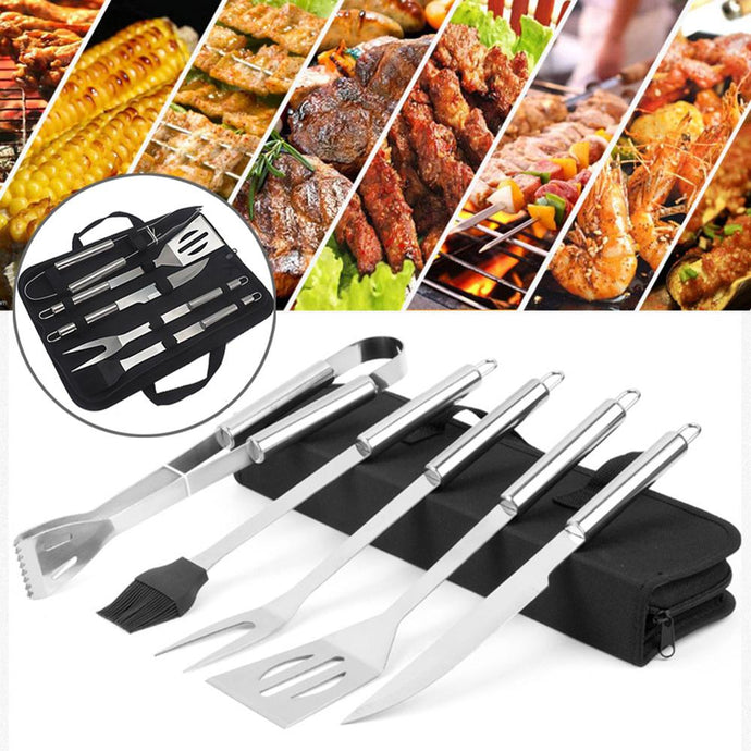 Home BBQ Set Stainless Steel Utensils Kit Outdoor Grill Tools Cases - Better Days